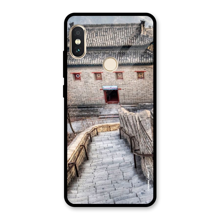 Ancient Strairs Glass Back Case for Redmi Note 5 Pro
