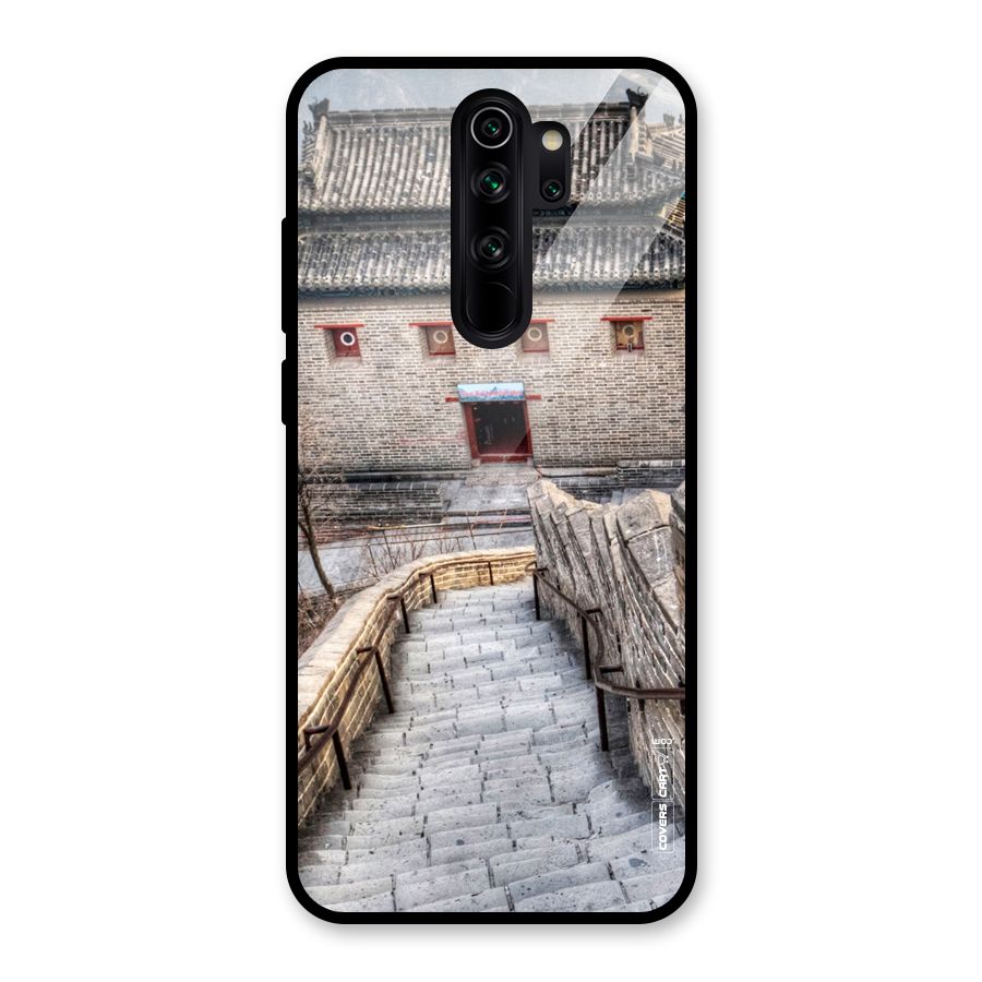 Ancient Strairs Glass Back Case for Redmi Note 8 Pro