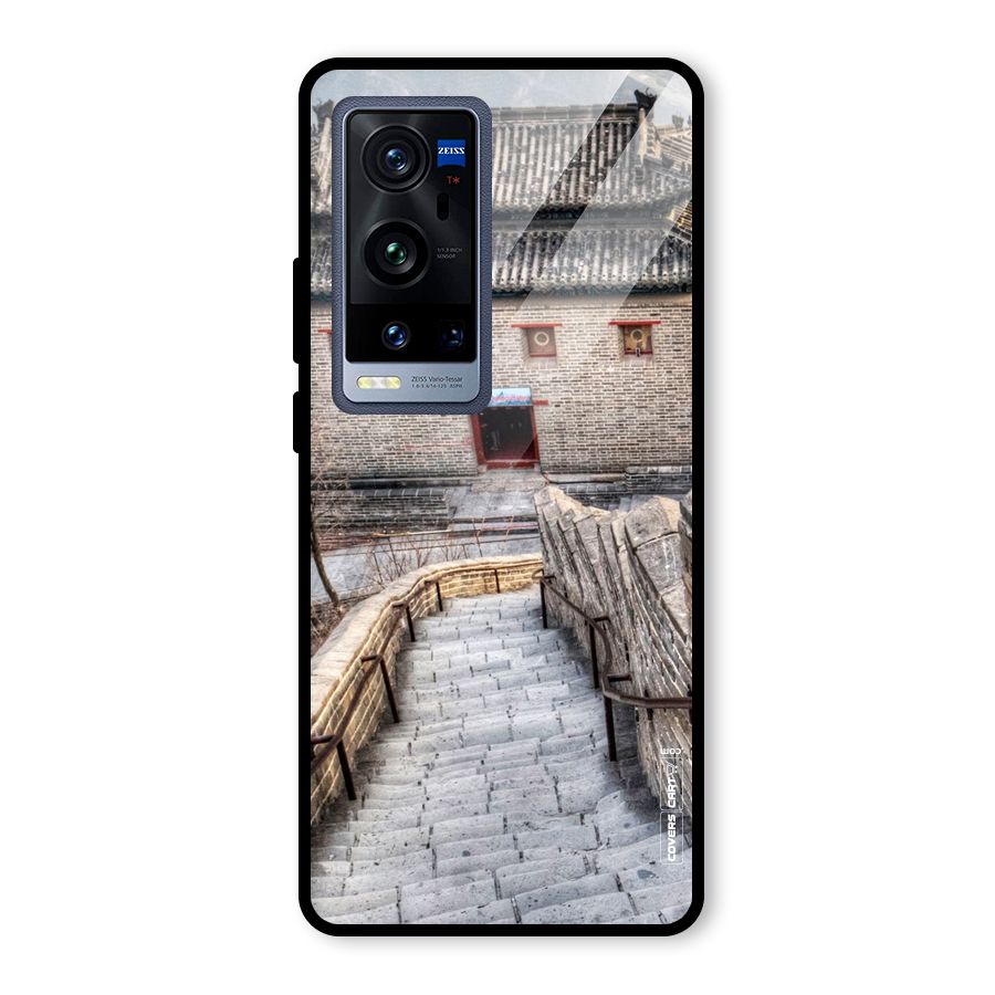 Ancient Strairs Glass Back Case for Vivo X60 Pro Plus