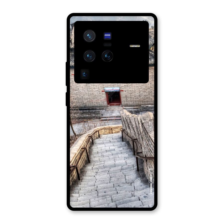 Ancient Strairs Glass Back Case for Vivo X80 Pro