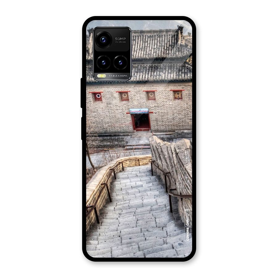 Ancient Strairs Glass Back Case for Vivo Y21T