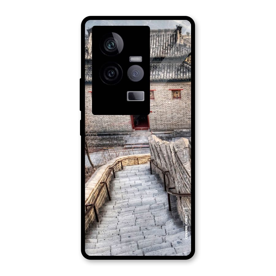 Ancient Strairs Glass Back Case for Vivo iQOO 11 5G