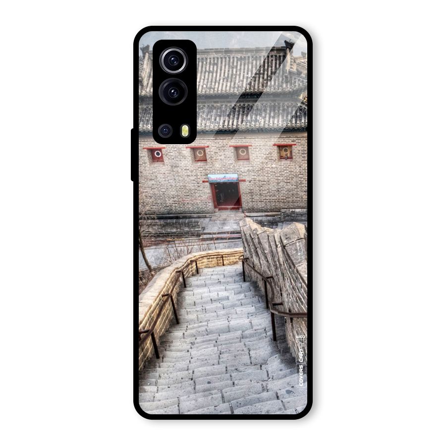 Ancient Strairs Glass Back Case for Vivo iQOO Z3