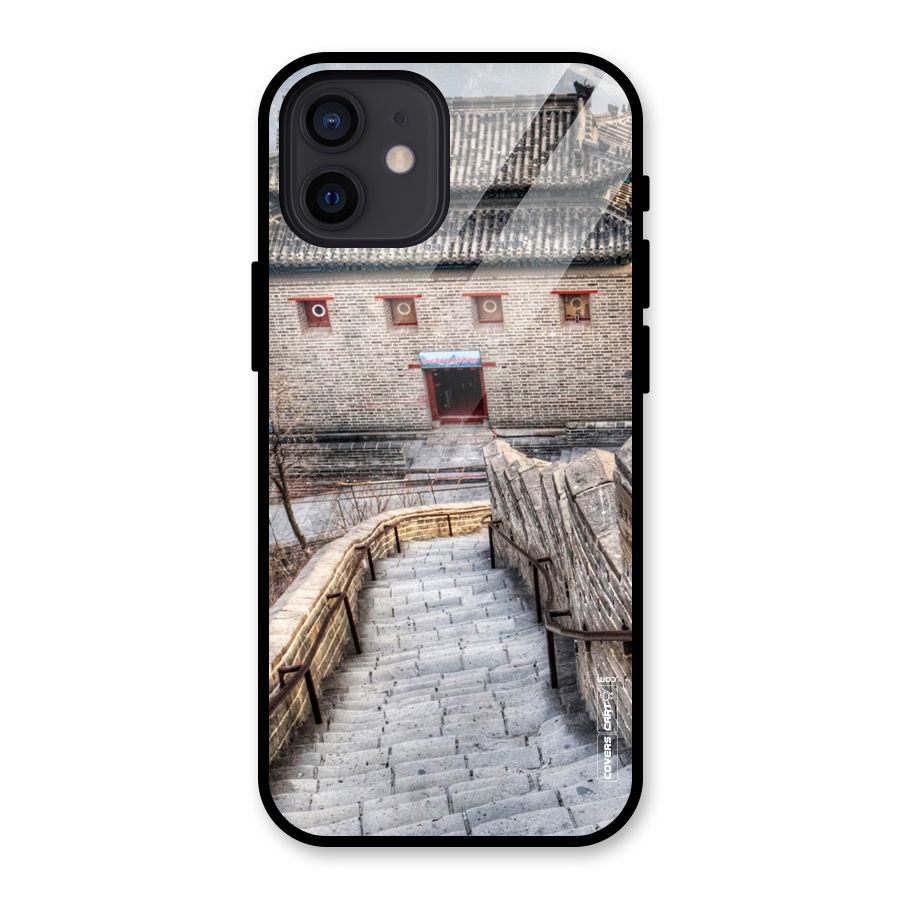 Ancient Strairs Glass Back Case for iPhone 12