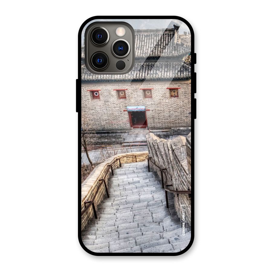 Ancient Strairs Glass Back Case for iPhone 12 Pro