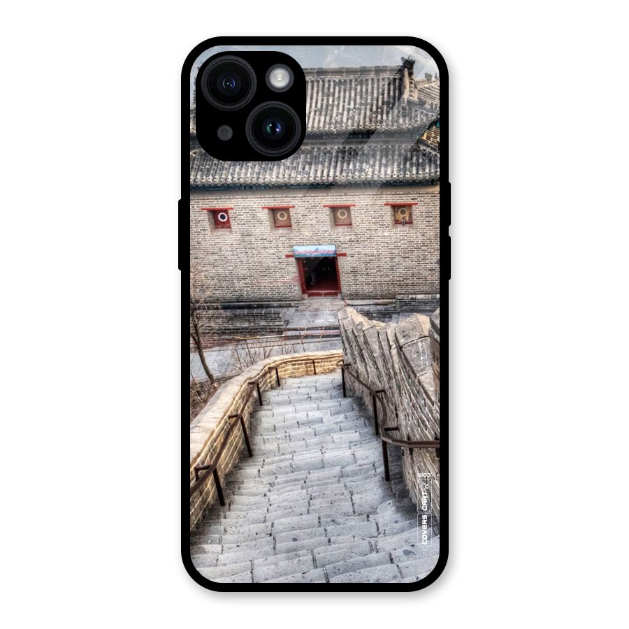 Ancient Strairs Glass Back Case for iPhone 14