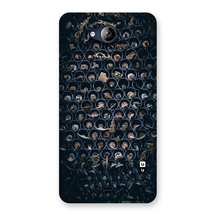 Ancient Wall Circles Back Case for Canvas Play Q355