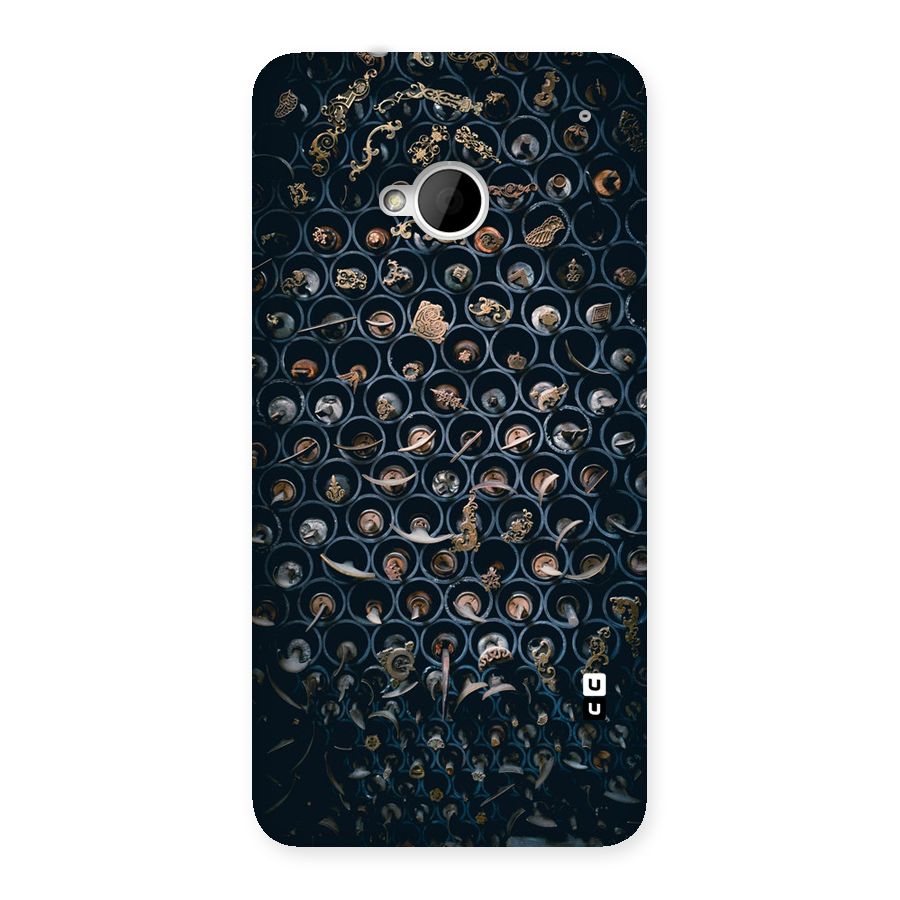 Ancient Wall Circles Back Case for HTC One M7