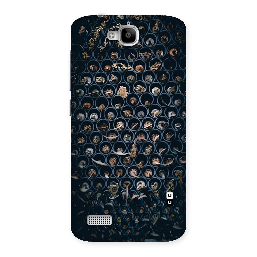 Ancient Wall Circles Back Case for Honor Holly