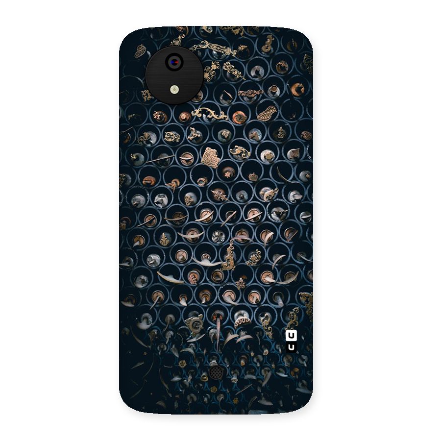 Ancient Wall Circles Back Case for Micromax Canvas A1