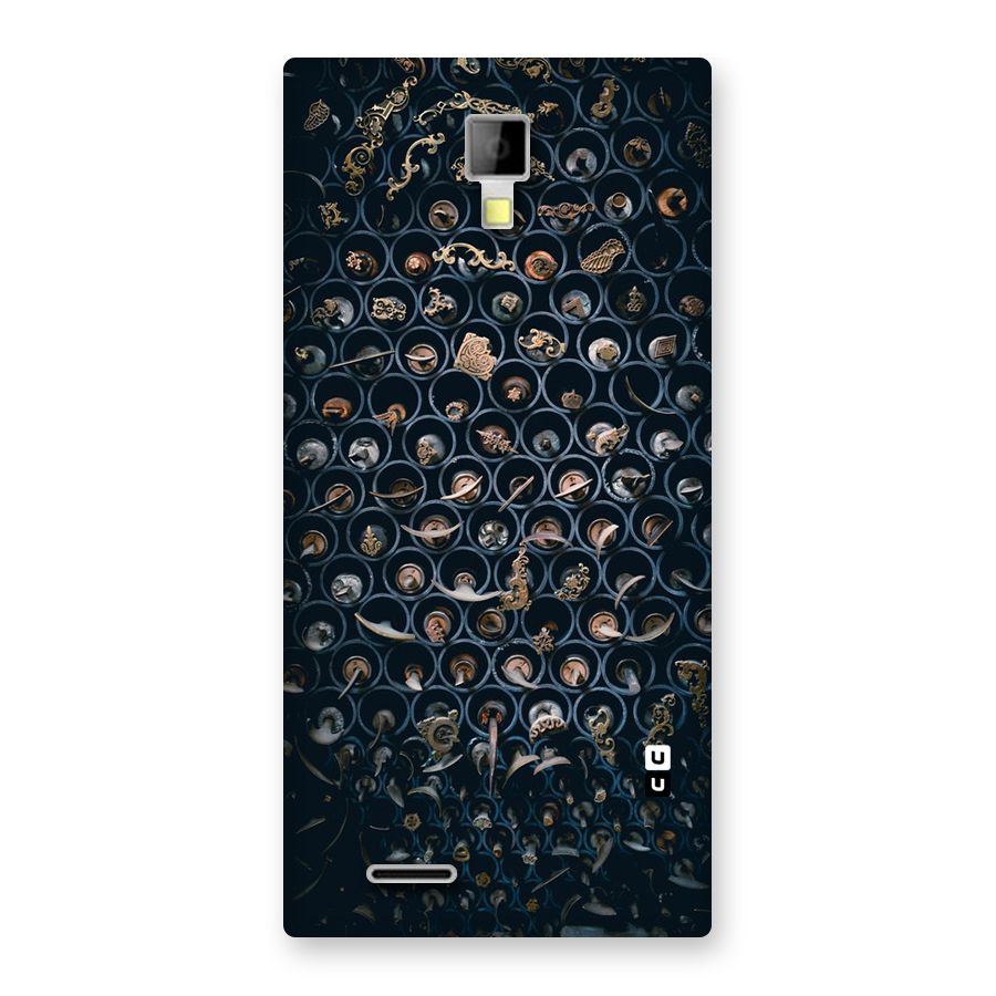 Ancient Wall Circles Back Case for Micromax Canvas Xpress A99