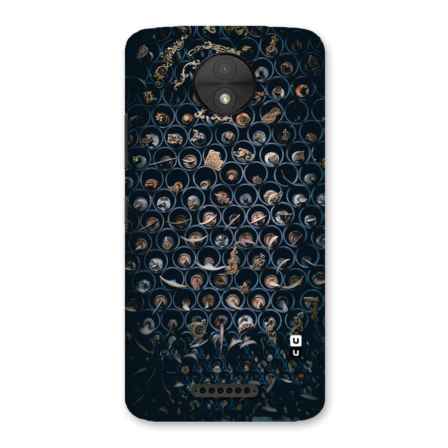 Ancient Wall Circles Back Case for Moto C