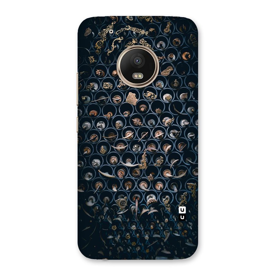 Ancient Wall Circles Back Case for Moto G5 Plus