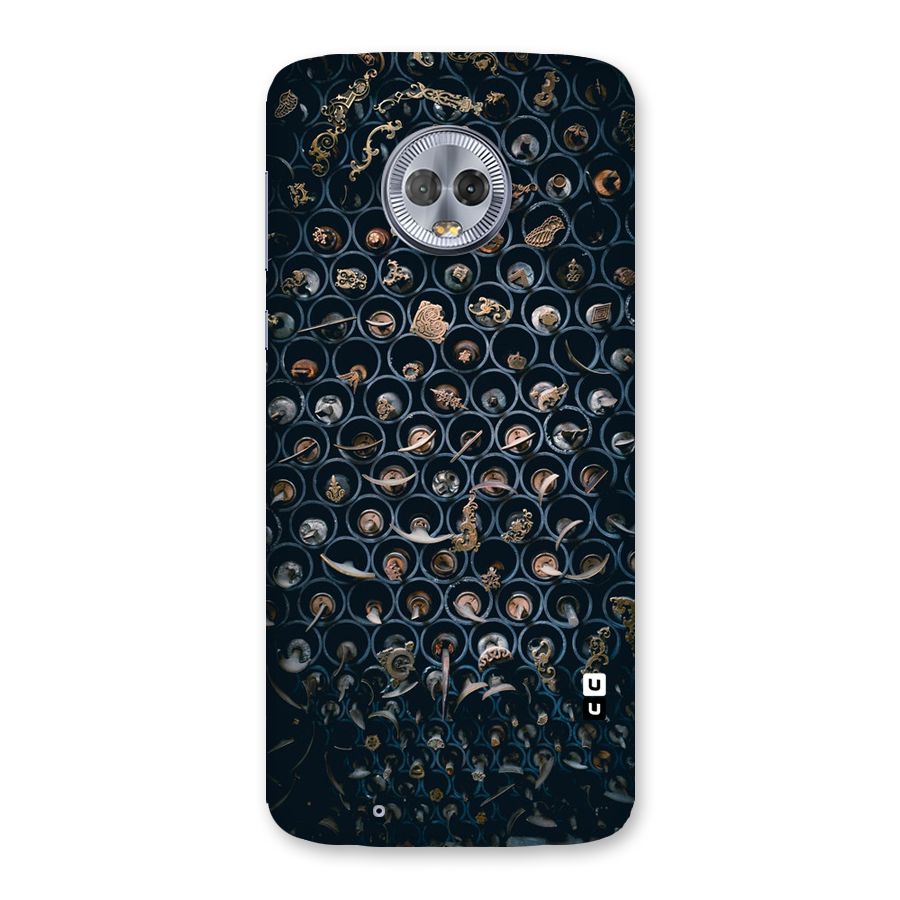 Ancient Wall Circles Back Case for Moto G6