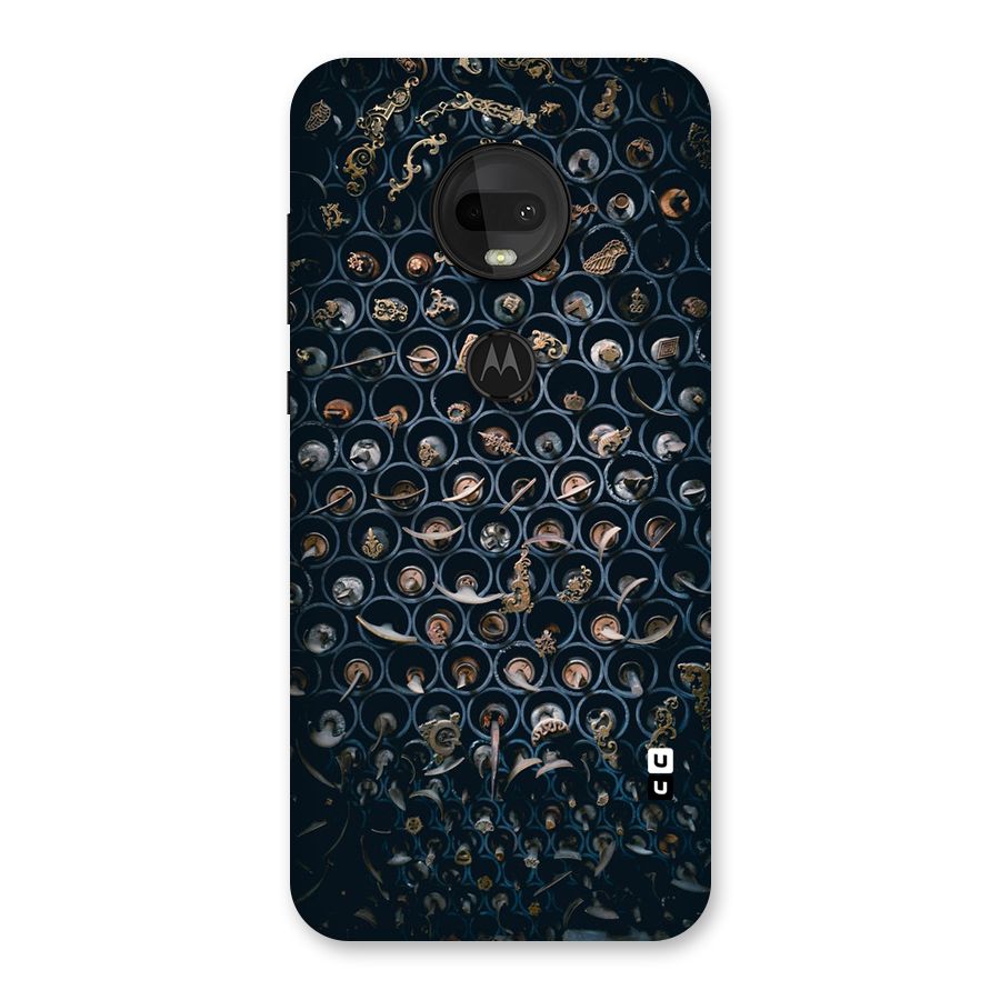 Ancient Wall Circles Back Case for Moto G7