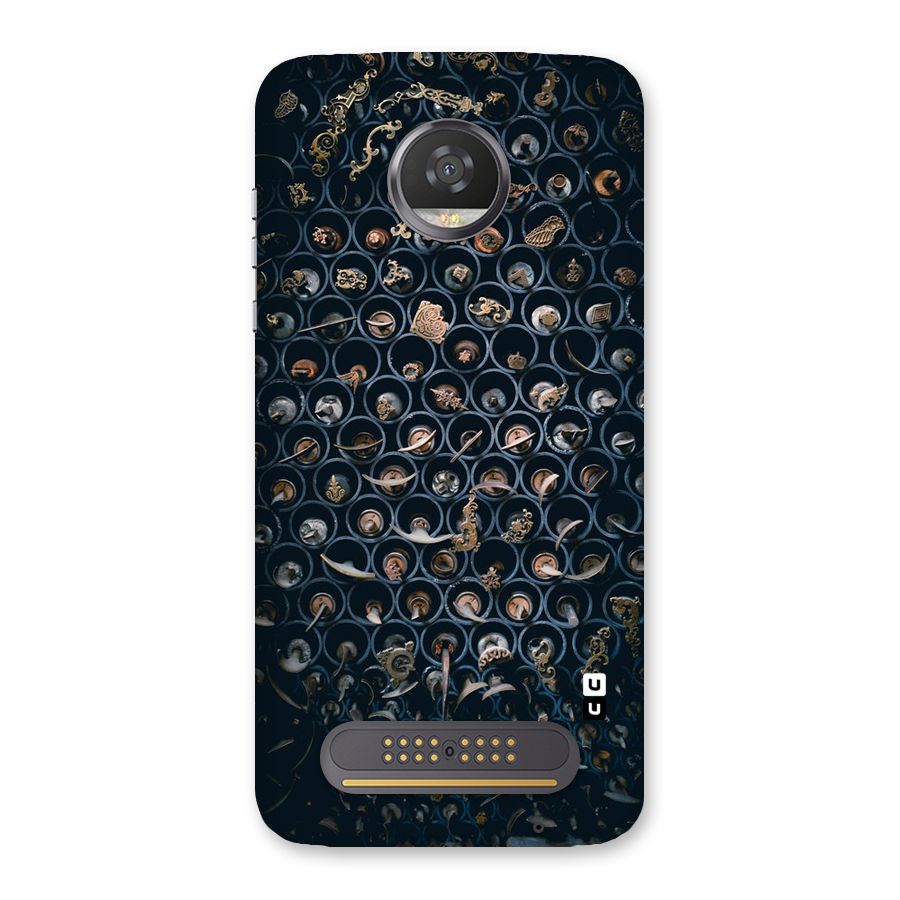 Ancient Wall Circles Back Case for Moto Z2 Play