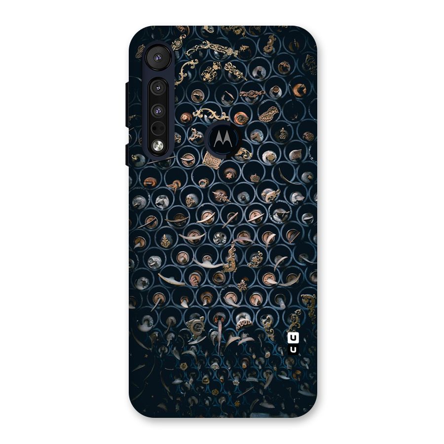 Ancient Wall Circles Back Case for Motorola One Macro