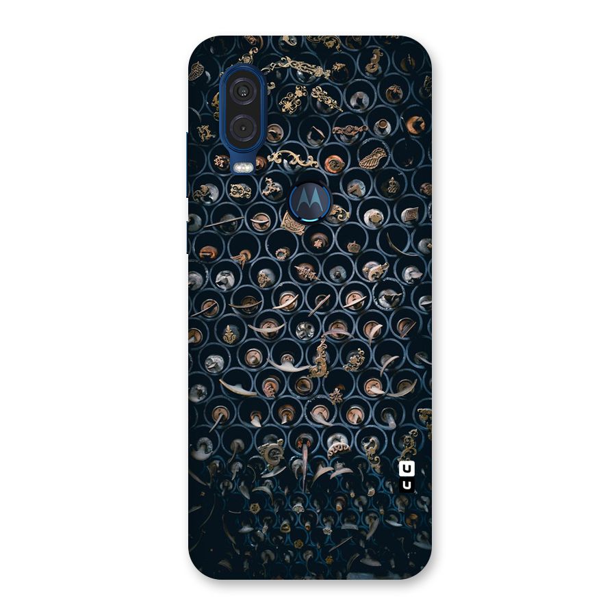 Ancient Wall Circles Back Case for Motorola One Vision