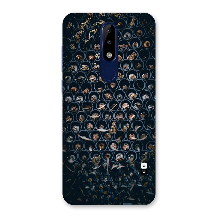 Ancient Wall Circles Back Case for Nokia 5.1 Plus