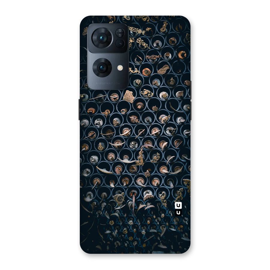 Ancient Wall Circles Back Case for Oppo Reno7 Pro 5G