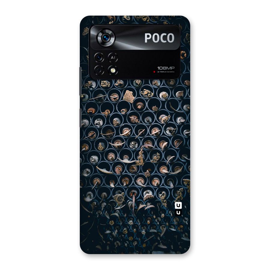 Ancient Wall Circles Back Case for Poco X4 Pro 5G