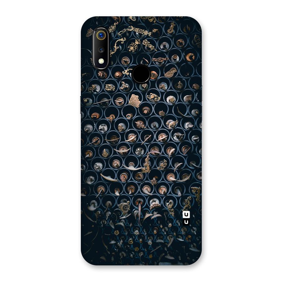 Ancient Wall Circles Back Case for Realme 3