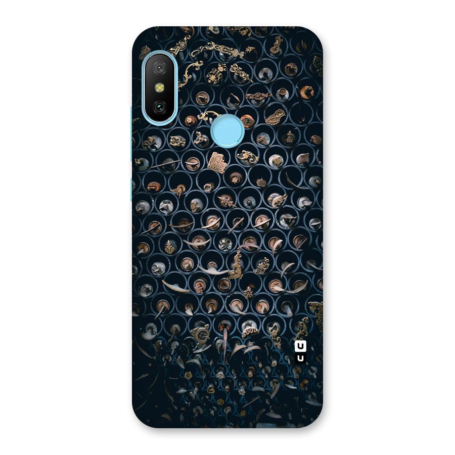 Ancient Wall Circles Back Case for Redmi 6 Pro