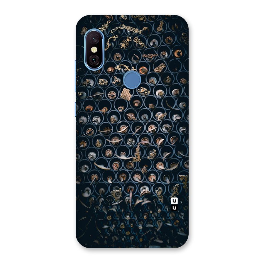 Ancient Wall Circles Back Case for Redmi Note 6 Pro