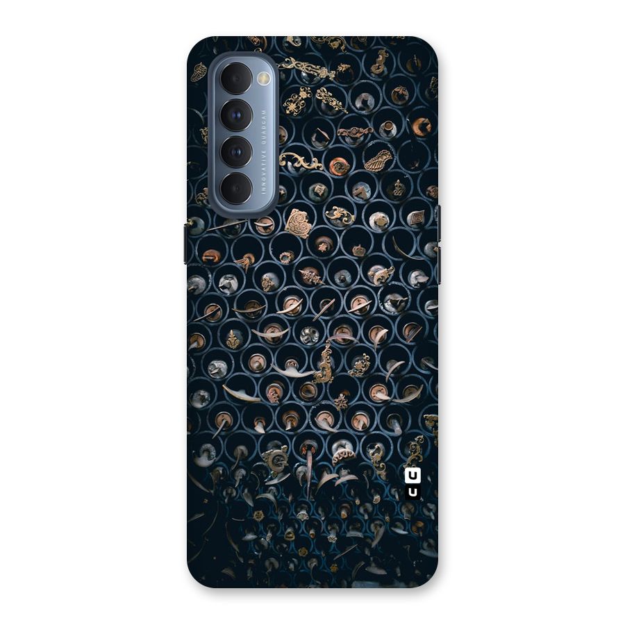 Ancient Wall Circles Back Case for Reno4 Pro