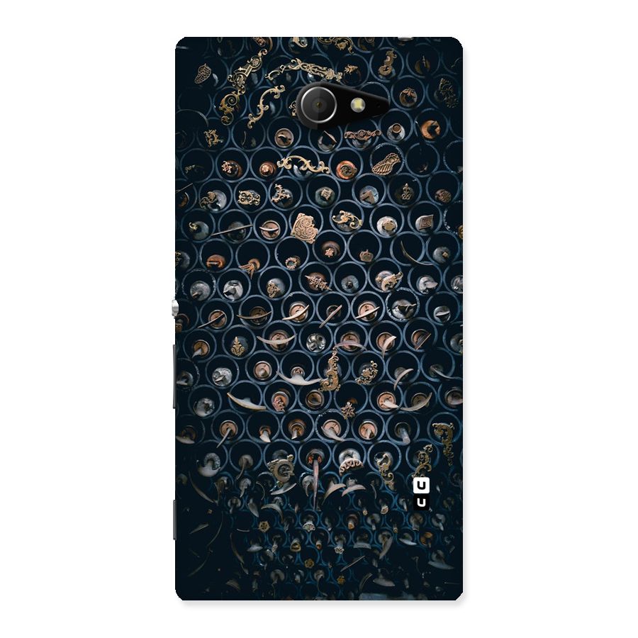Ancient Wall Circles Back Case for Sony Xperia M2