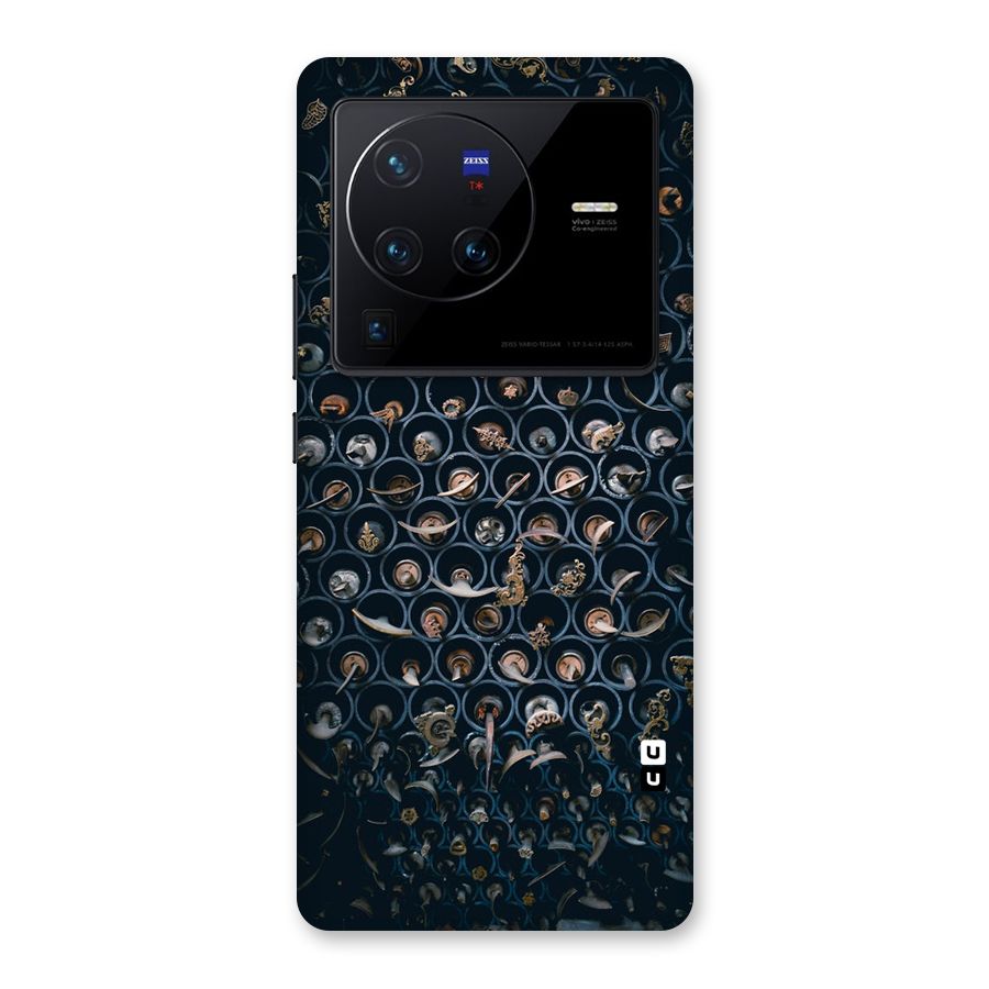 Ancient Wall Circles Back Case for Vivo X80 Pro