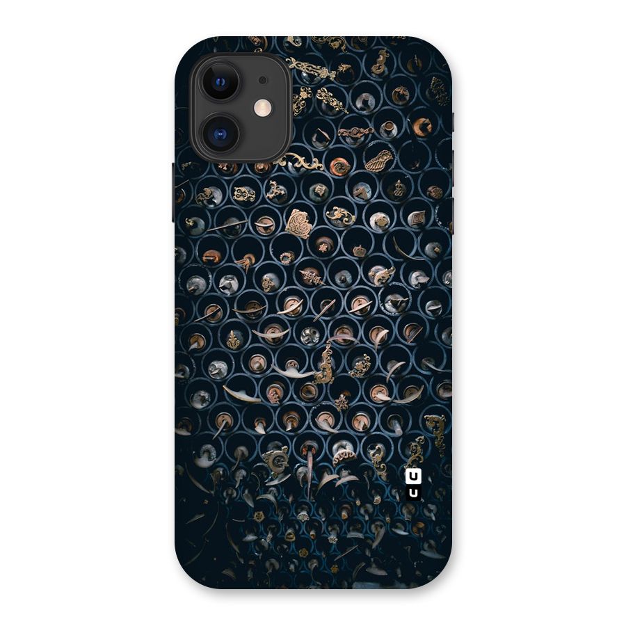 Ancient Wall Circles Back Case for iPhone 11