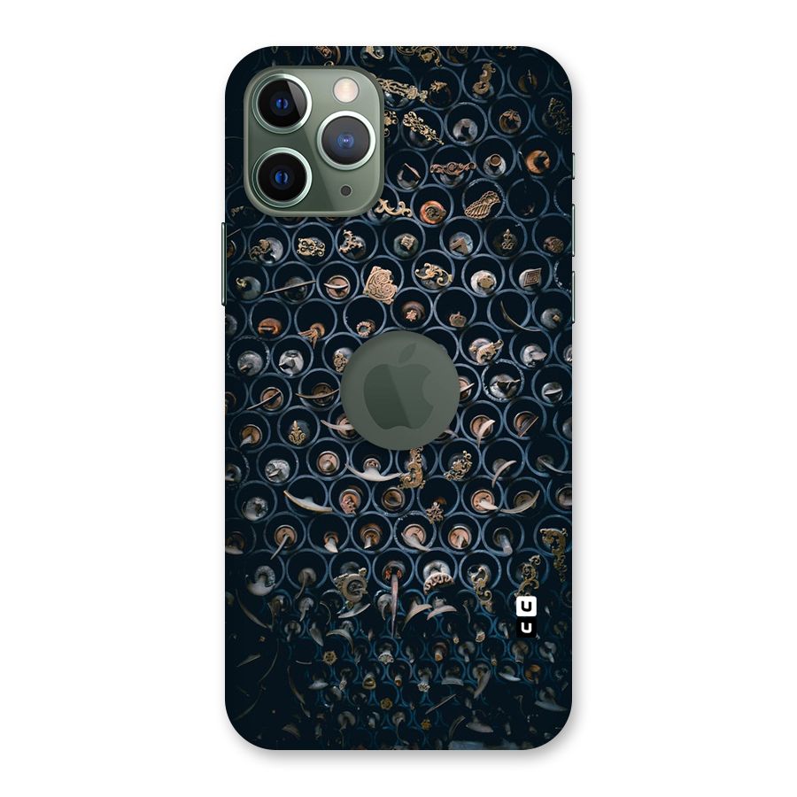 Ancient Wall Circles Back Case for iPhone 11 Pro Logo  Cut