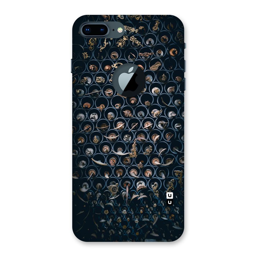 Ancient Wall Circles Back Case for iPhone 7 Plus Logo Cut