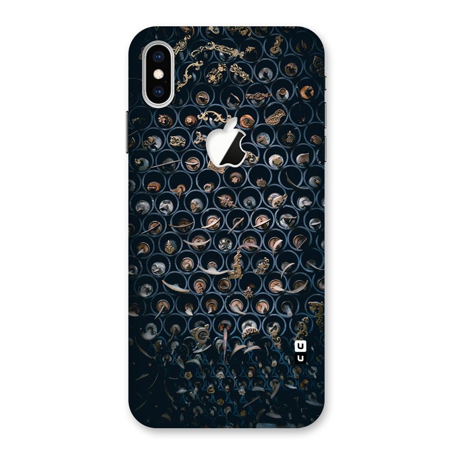 Ancient Wall Circles Back Case for iPhone XS Max Apple Cut
