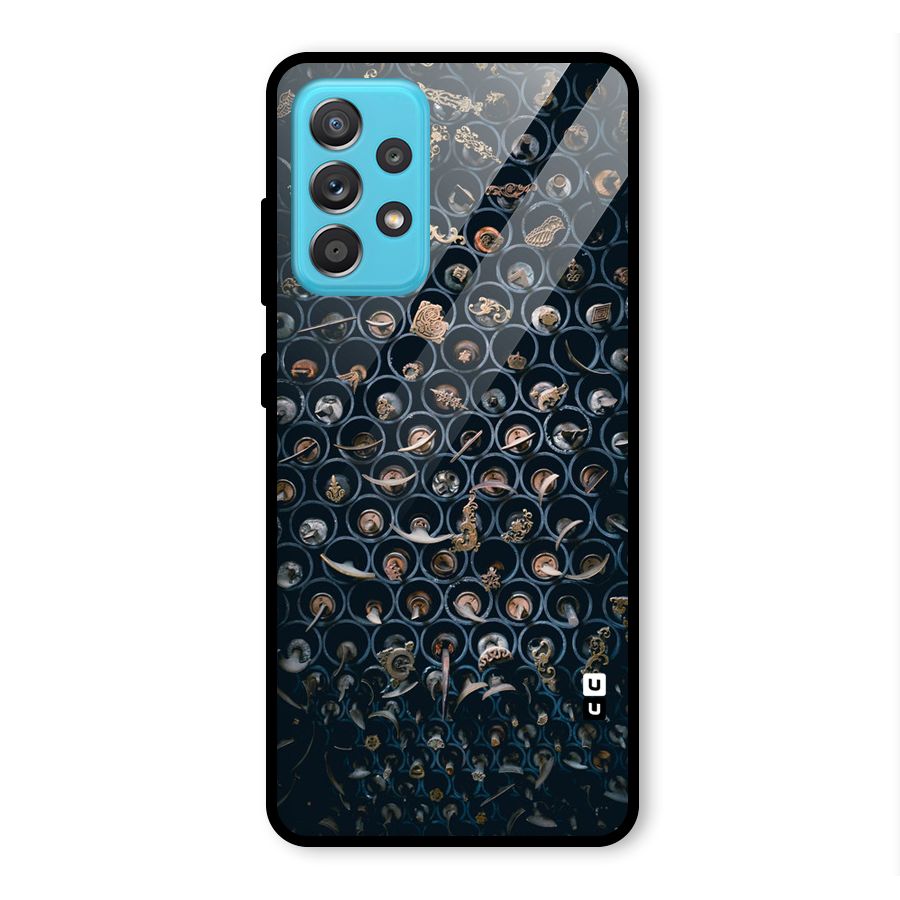 Ancient Wall Circles Glass Back Case for Galaxy A52s 5G