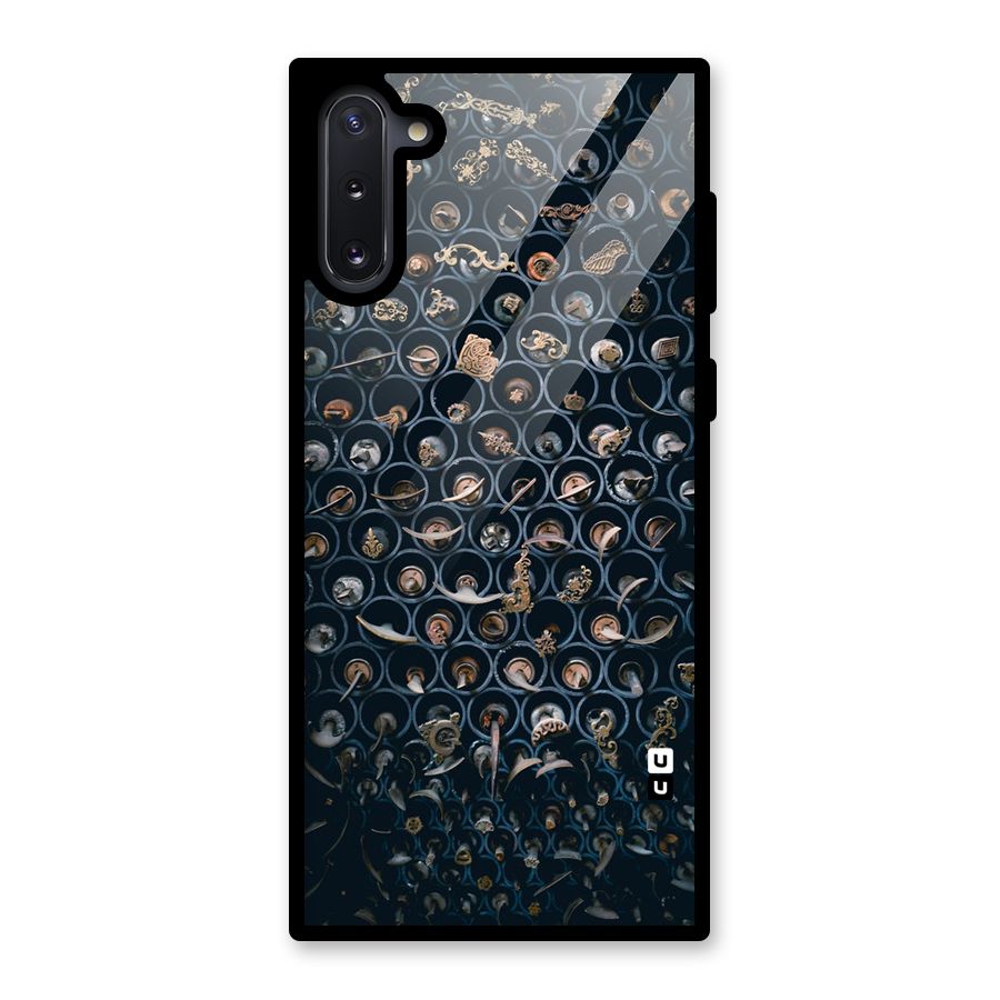 Ancient Wall Circles Glass Back Case for Galaxy Note 10