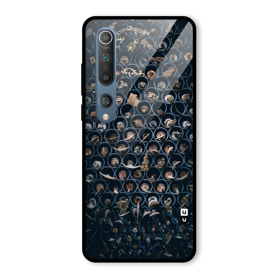 Ancient Wall Circles Glass Back Case for Mi 10