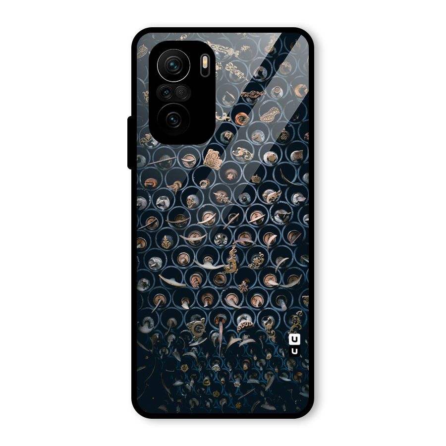 Ancient Wall Circles Glass Back Case for Mi 11X Pro