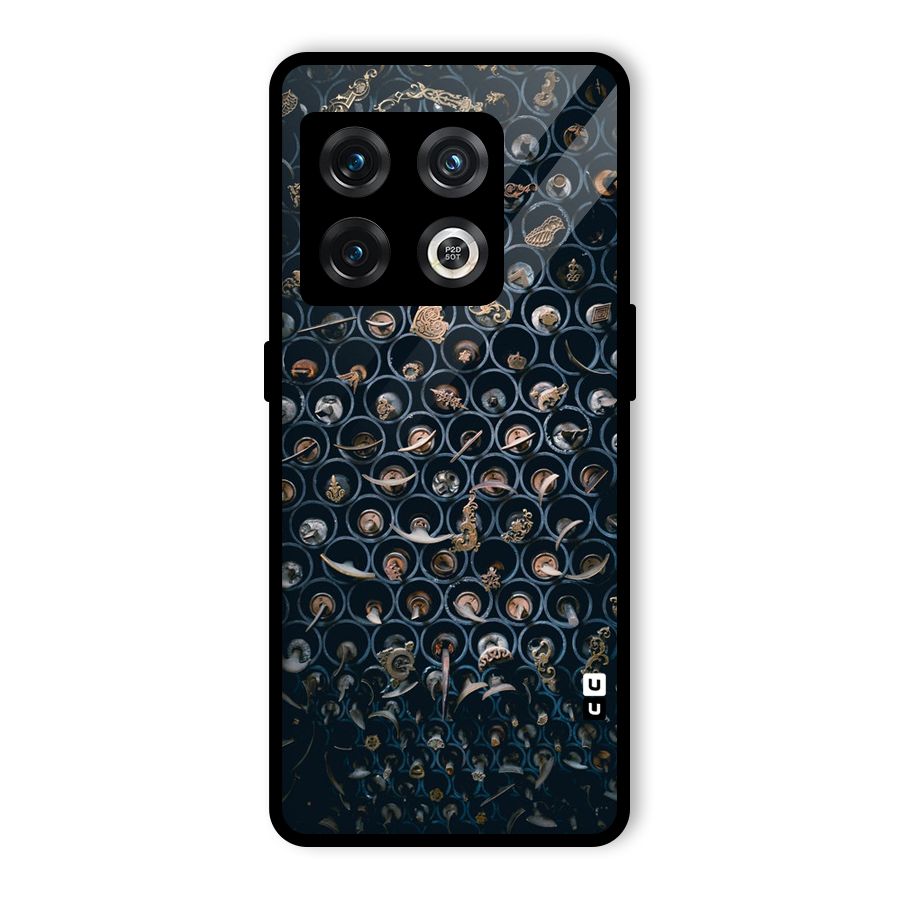 Ancient Wall Circles Glass Back Case for OnePlus 10 Pro 5G