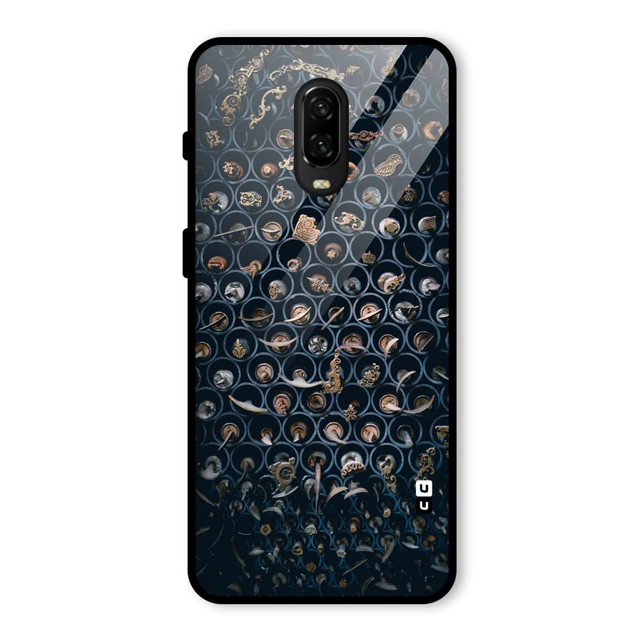 Ancient Wall Circles Glass Back Case for OnePlus 6T