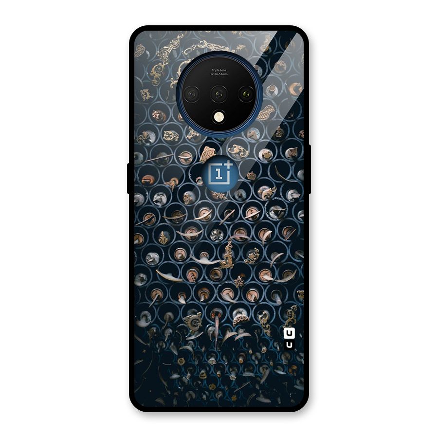 Ancient Wall Circles Glass Back Case for OnePlus 7T