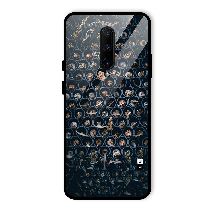 Ancient Wall Circles Glass Back Case for OnePlus 7 Pro