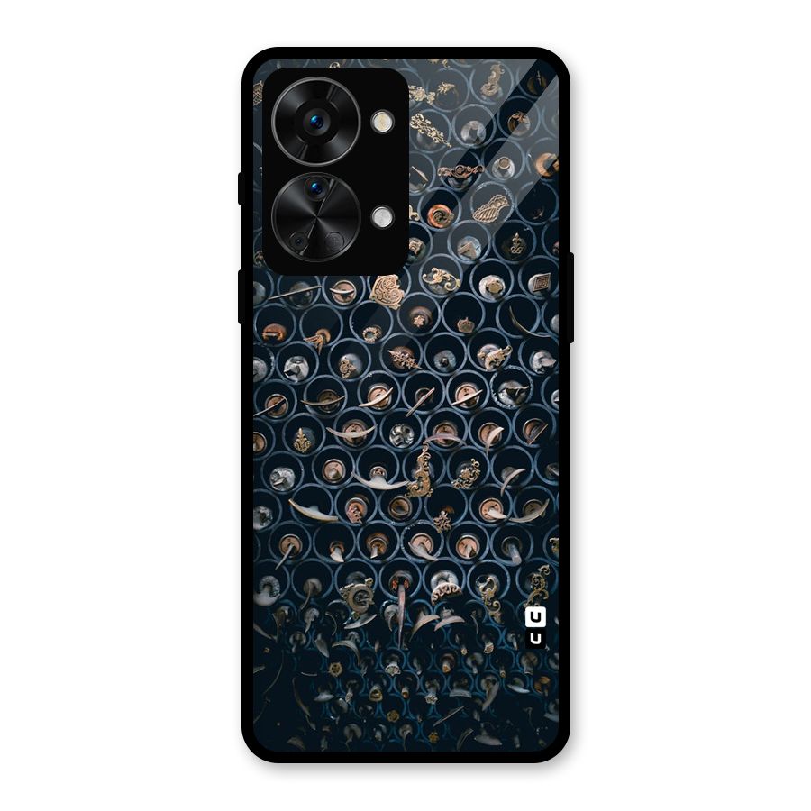 Ancient Wall Circles Glass Back Case for OnePlus Nord 2T