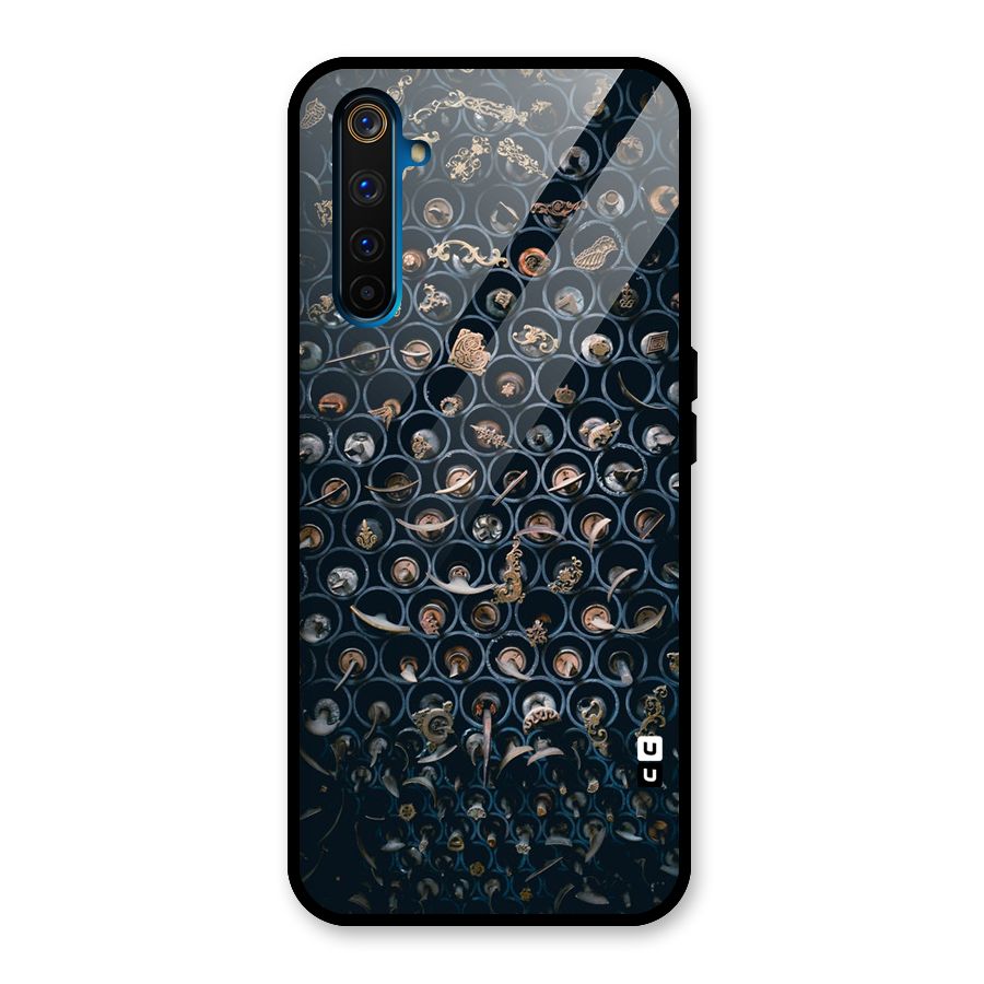 Ancient Wall Circles Glass Back Case for Realme 6 Pro