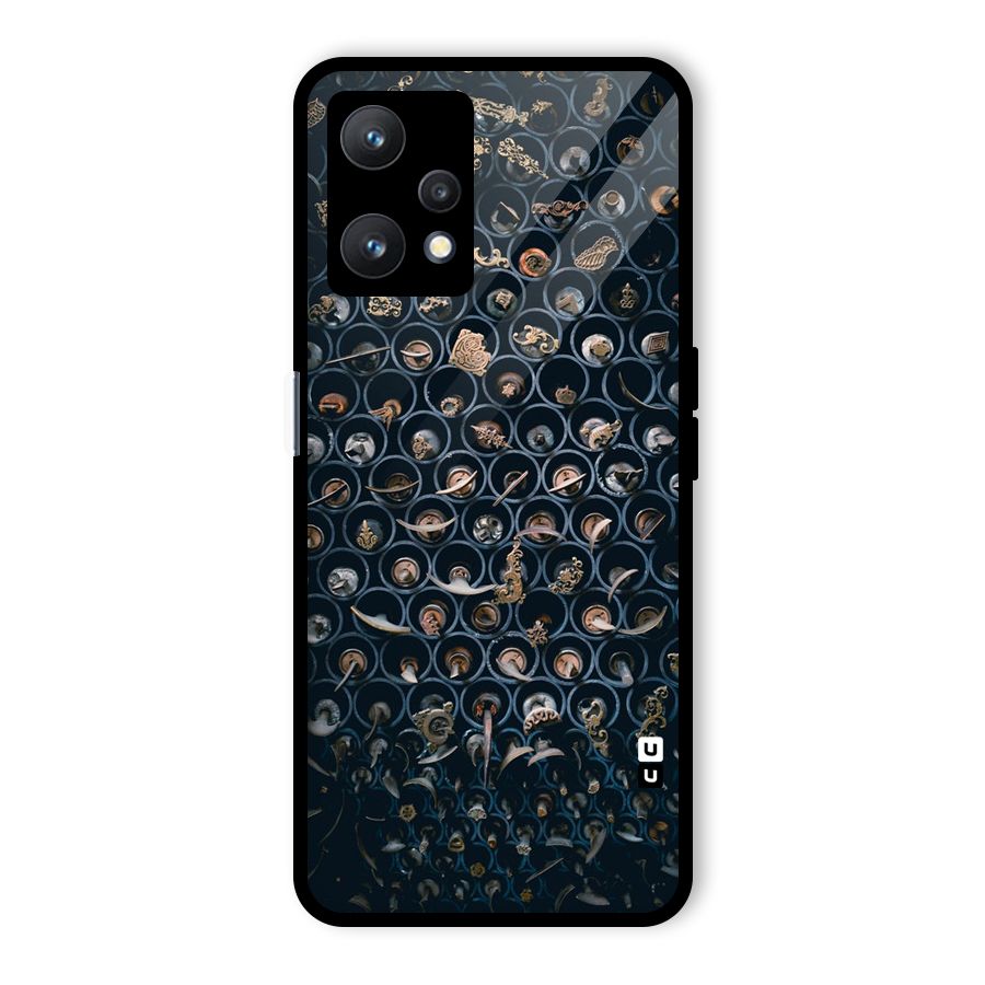 Ancient Wall Circles Glass Back Case for Realme 9 Pro 5G