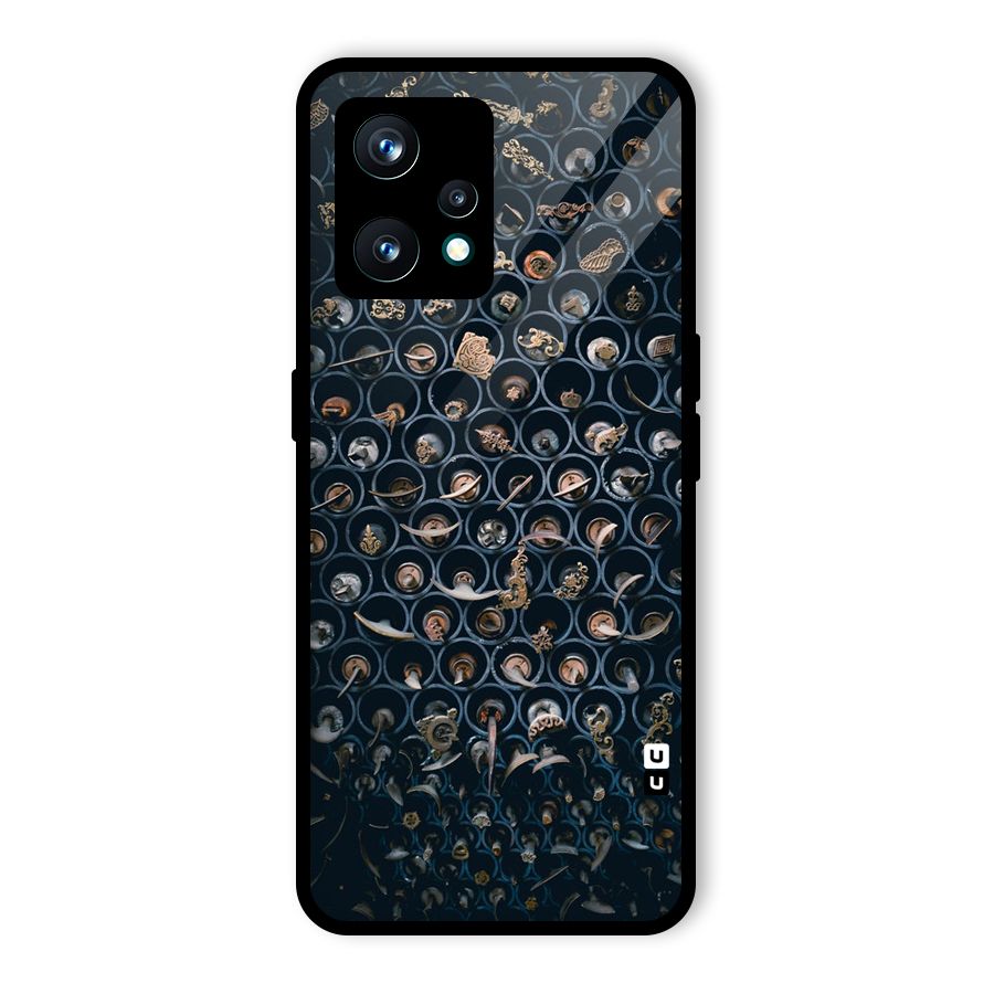 Ancient Wall Circles Glass Back Case for Realme 9 Pro Plus 5G