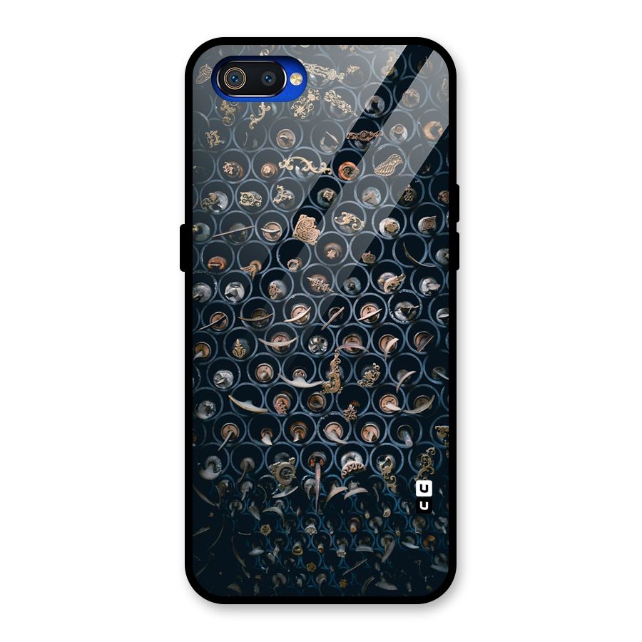 Ancient Wall Circles Glass Back Case for Realme C2
