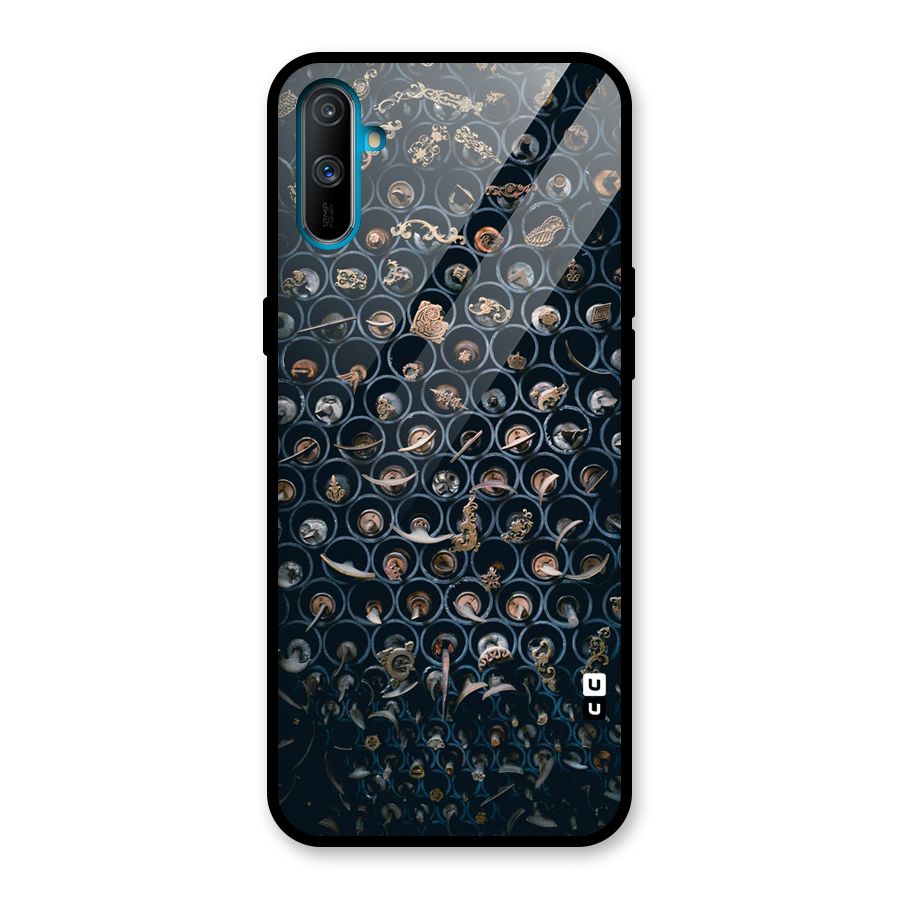 Ancient Wall Circles Glass Back Case for Realme C3