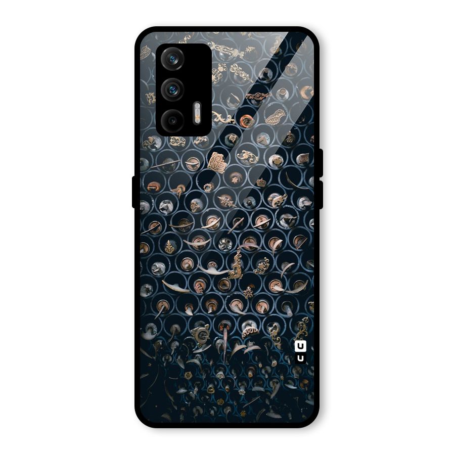 Ancient Wall Circles Glass Back Case for Realme GT 5G